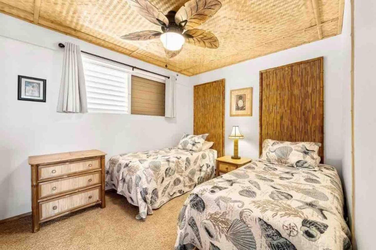 Family Friendly Kailua Bay View Ac Free Parking Walk To Kailua Village Bagian luar foto