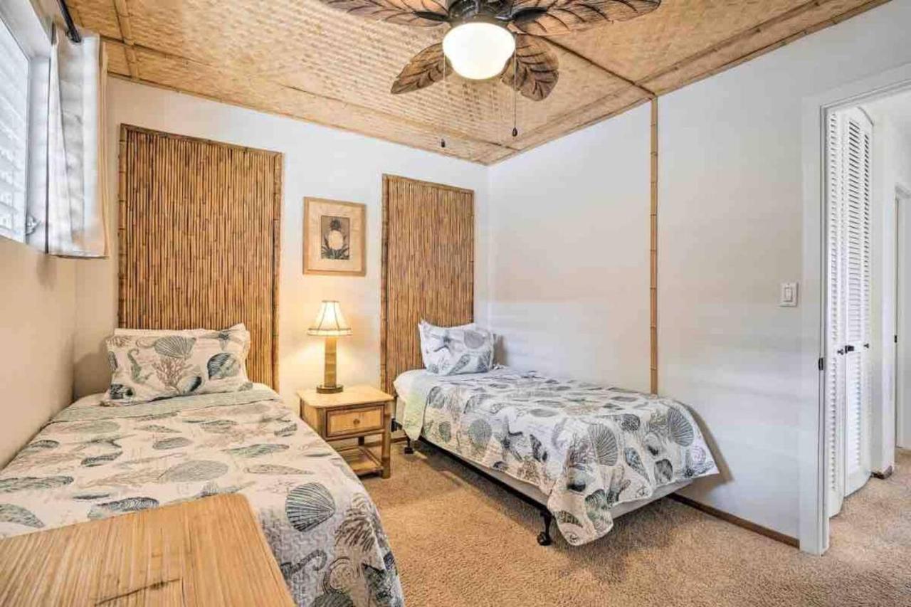 Family Friendly Kailua Bay View Ac Free Parking Walk To Kailua Village Bagian luar foto